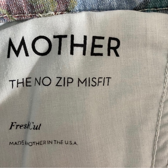 MOTHER Denim No Zip Misfit Floral Pants Fresh Cut NWT - Picture 8 of 15